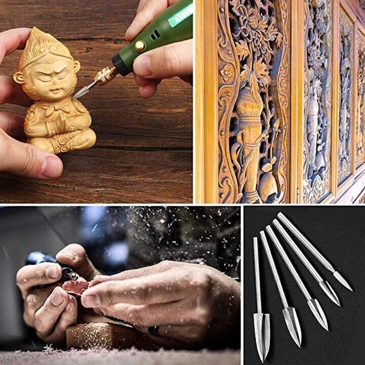 Wood Carving & Engraving Drill Bit Set