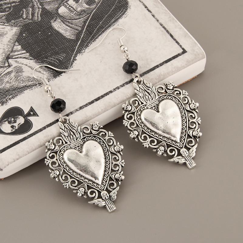 Magic Mirror Skeleton Drop Earrings