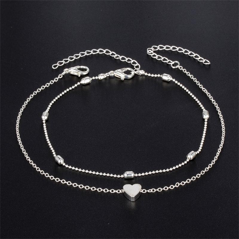 Fashion Heart Anklets for Women