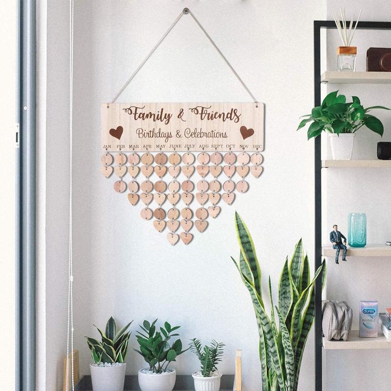 Wooden Calendar Board