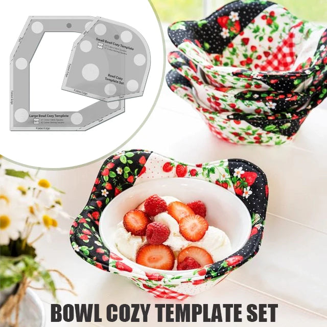 Bowl Cozy Template Cutting Ruler Set