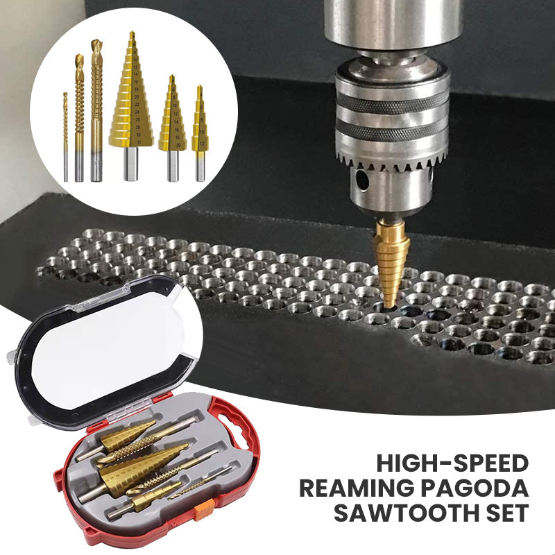 High-speed Reaming Pagoda Sawtooth Set（6pcs）