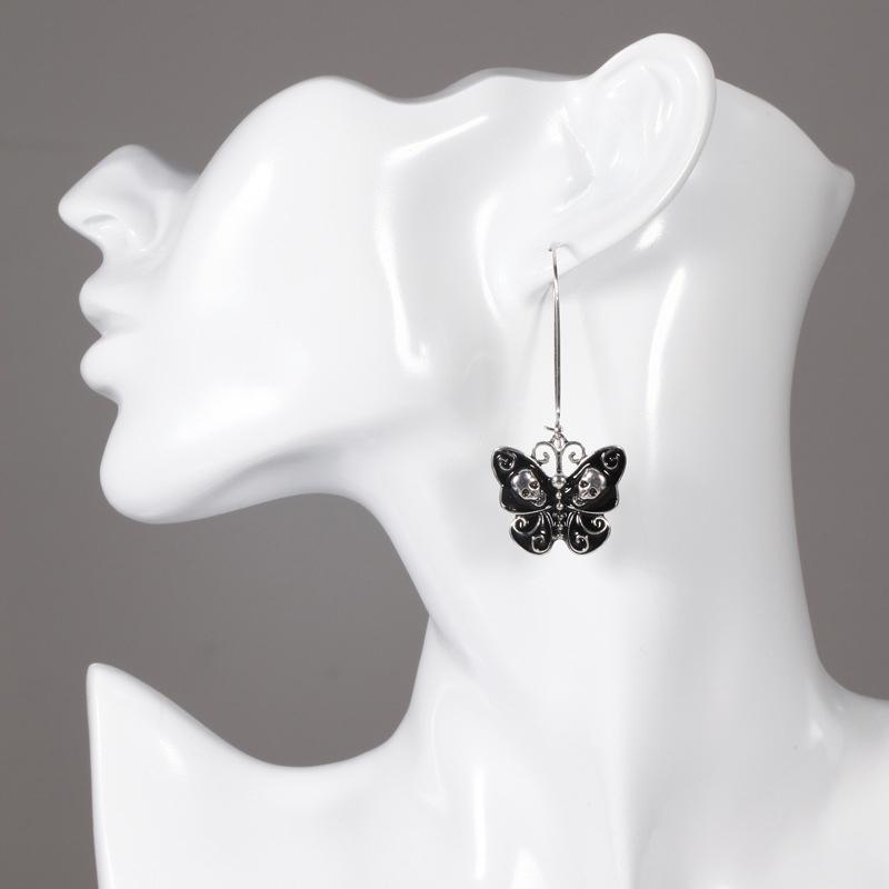 Black Butterfly Earrings