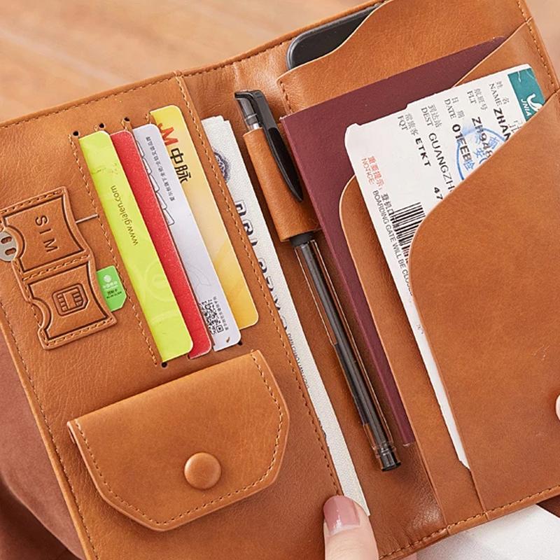 RFID Blocking Leather Card Wallet