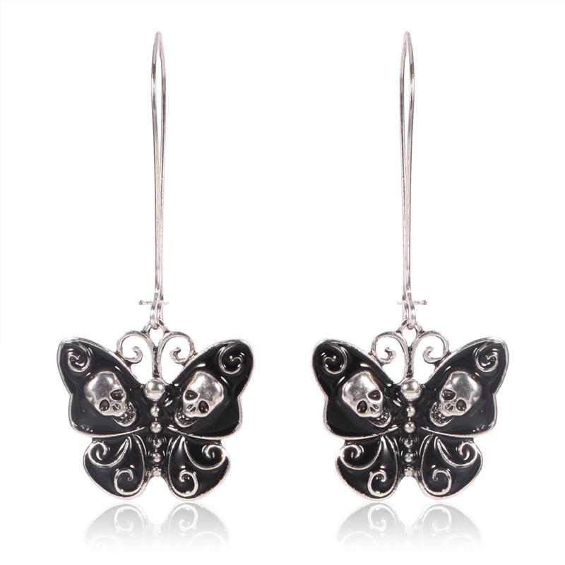 Black Butterfly Earrings