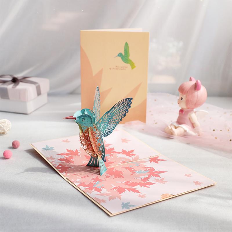 Hummingbird 3D Card