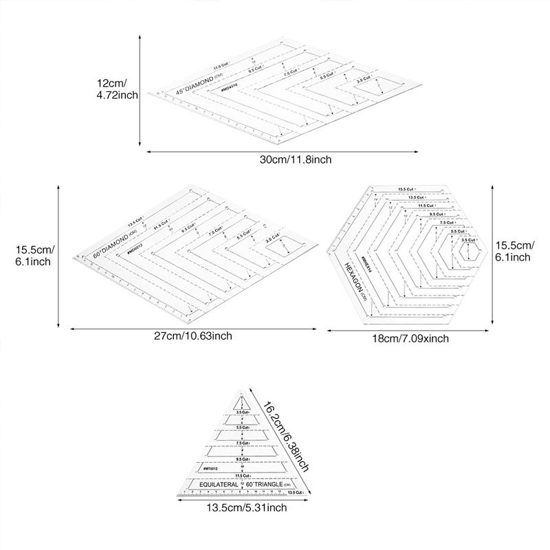 Creative Patchwork Quilting Rulers