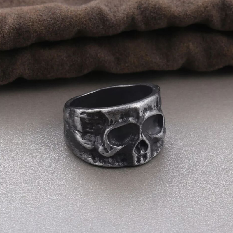 Irregular Punk Style Skull Ring