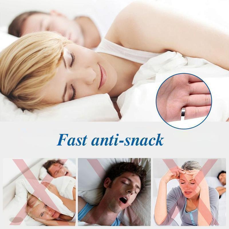 Anti-snoring magnet ring