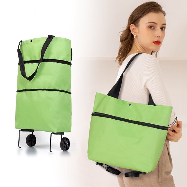 Foldable Shopping Trolley Tote Bag