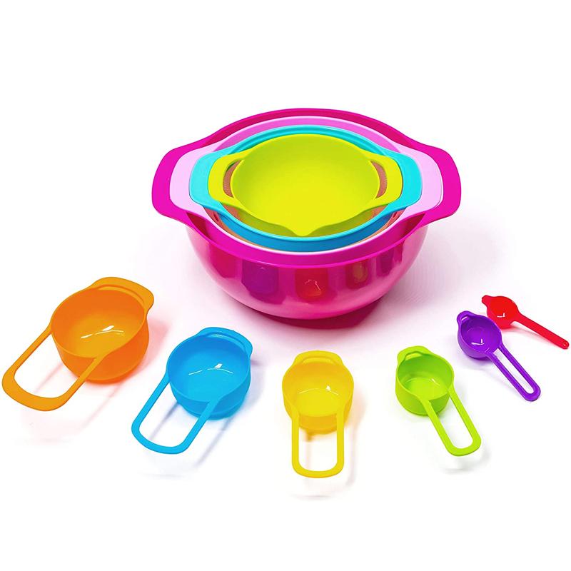 10-piece rainbow bowl