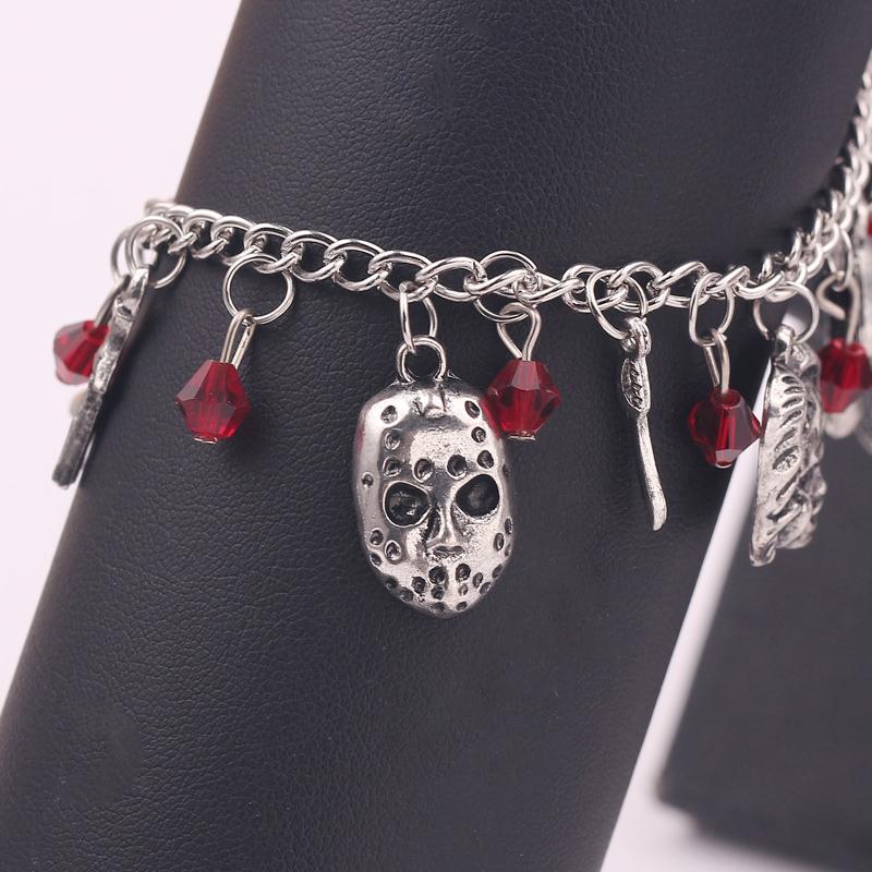 Halloween Jason Mask Bracelet