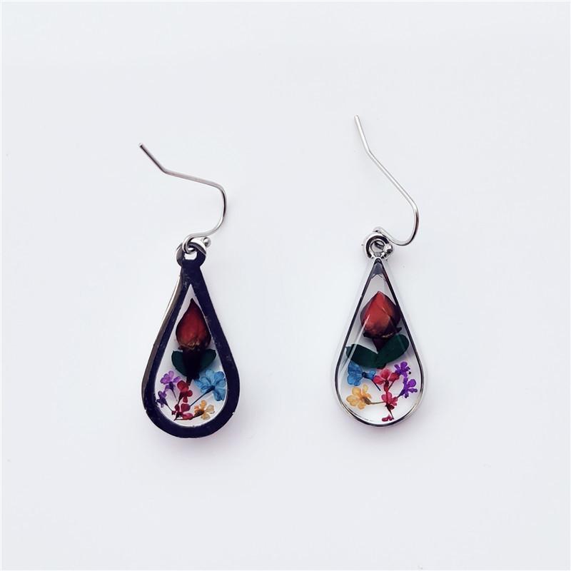 Drop Shape Resin Earrings