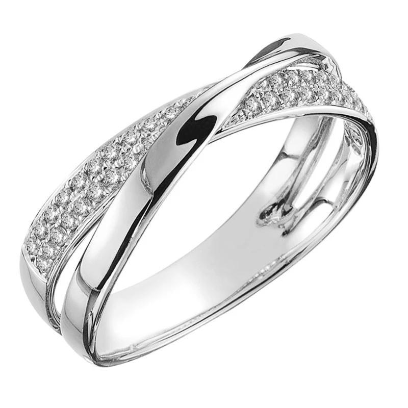 X Shape Cross Ring for Women