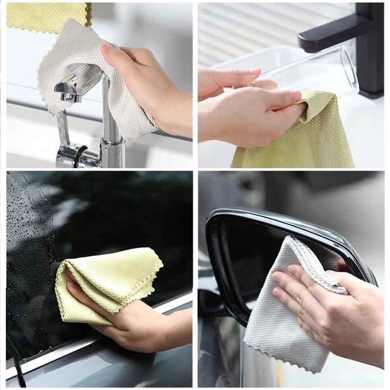 Fish Scale Microfiber Polishing Cleaning Cloth